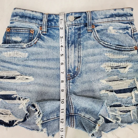 NWT American Eagle Outfitters Highest Rise 90’s Boyfriend Short Stretch SZ 2/26W - Picture 6 of 14